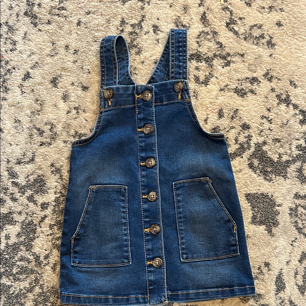 Wonder Nation Blue Denim Kids Overalls
